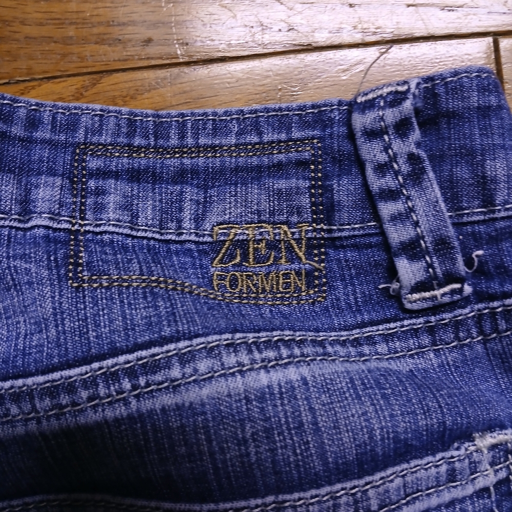 Zenformen Blue Denim Jeans W14 R9 L 27 - Picture 3 of 6